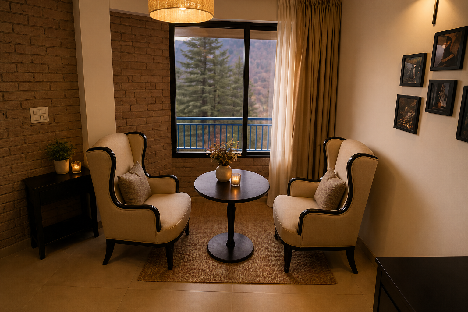 Luxury room 2 — seating area