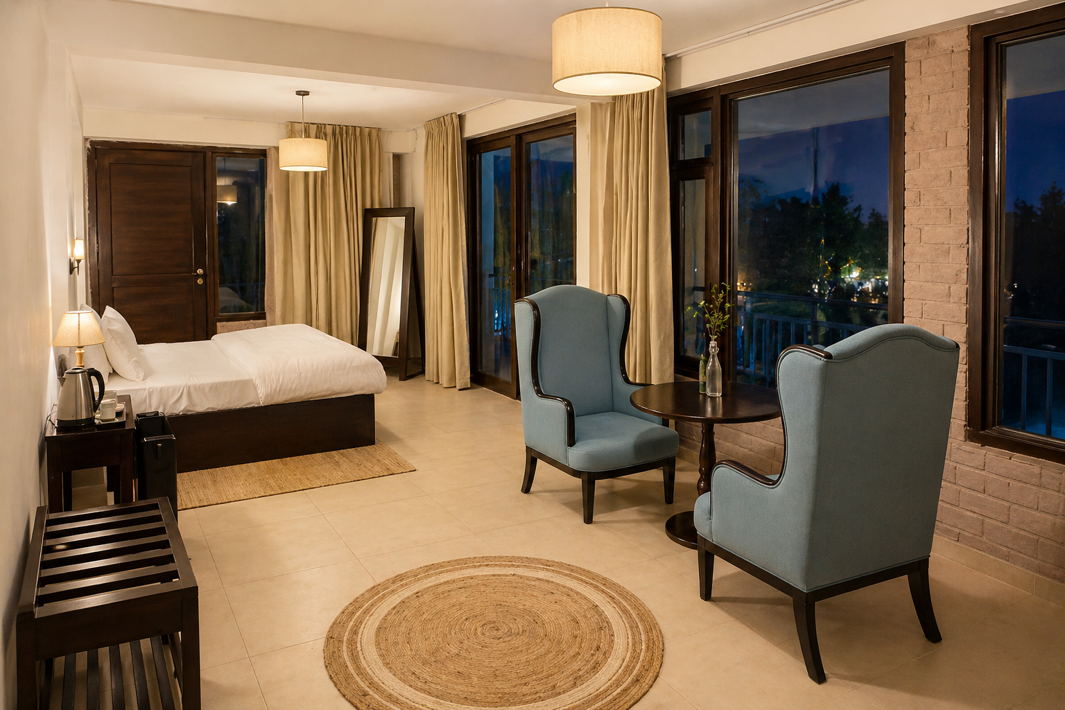 Luxury room king bed