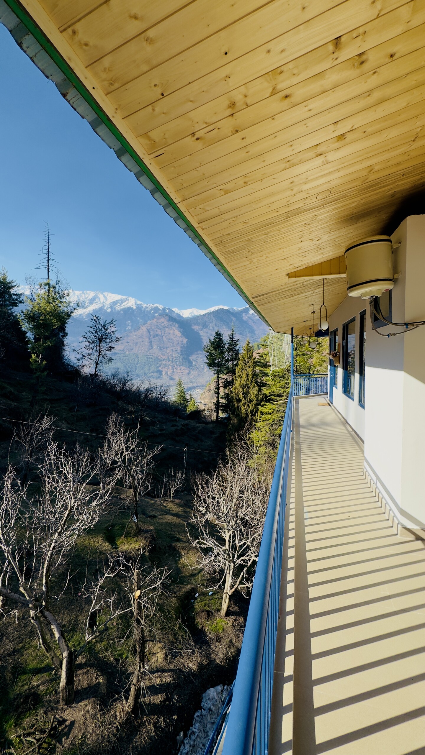 Morning view from the balcony