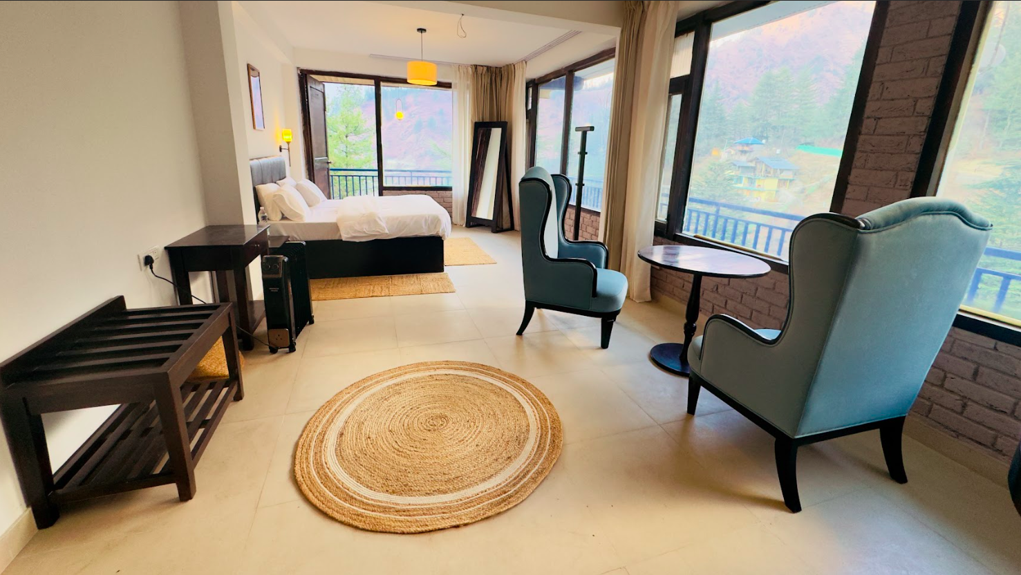 Mountain view from Luxury room